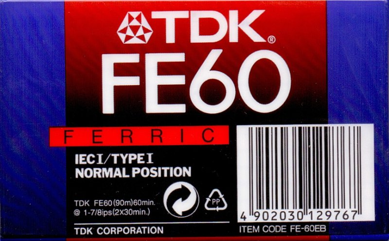 Compact Cassette: TDK  - FE 60