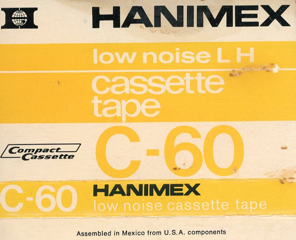 Compact Cassette Hanimex 60 Type I Normal 1974 Australia