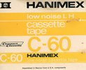 Compact Cassette Hanimex 60 Type I Normal 1974 Australia
