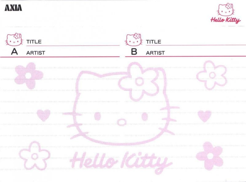 Compact Cassette: FUJI AXIA - Hello Kitty 120