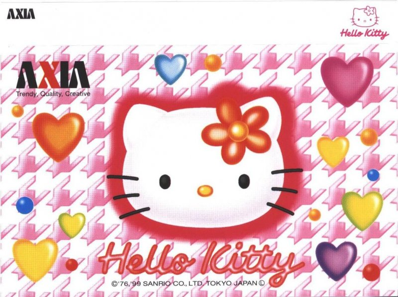 Compact Cassette AXIA Hello Kitty 120 "HK2 120" Type II Chrome 1999 Japan