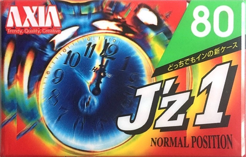 Compact Cassette AXIA J`z 1 80 "JZ1G 80" Type I Normal 1997 Japan