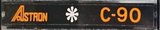 Compact Cassette Astron 90 "transparent" Type I Normal 1976 USA
