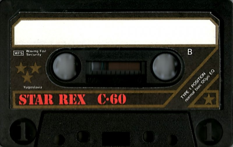 Compact Cassette Star Rex 60 Type I Normal Yugoslavia