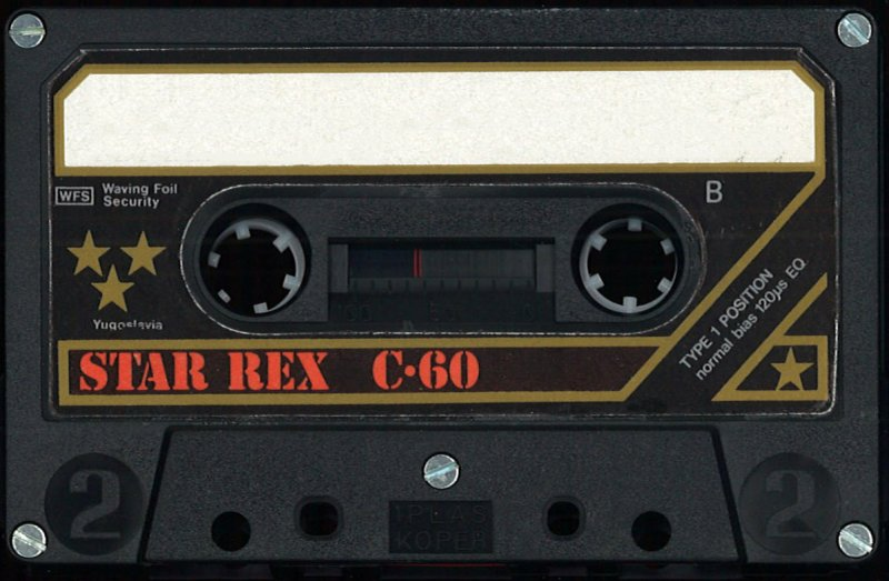Compact Cassette Star Rex 60 Type I Normal Yugoslavia