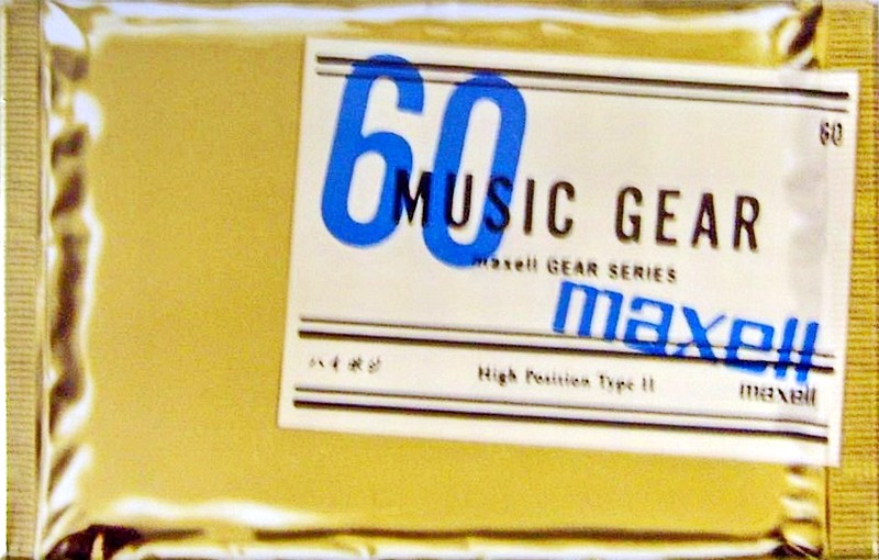 Compact Cassette Maxell Music Gear 60 "MG2-60" Type II Chrome 2000 Japan