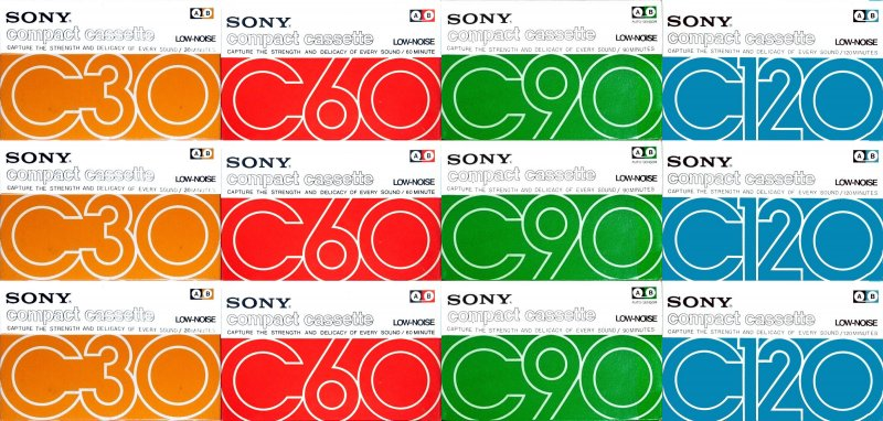 Compact Cassette Sony 30 Type I Normal 1973 Japan