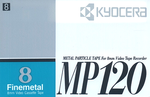 Video8, Hi8, Digital8 Kyocera Finemetal 120 "MP" Type IV Metal Japan