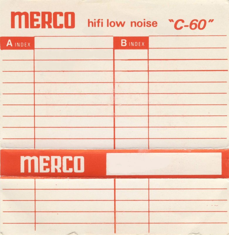 Compact Cassette Merco 60 Type I Normal