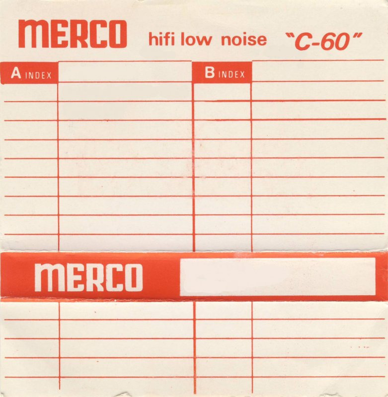 Compact Cassette: Unknown Merco -  60