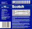 Compact Cassette Scotch BX 90 Type I Normal 1990 North America