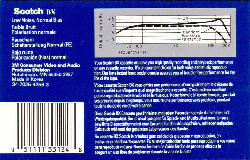 Compact Cassette: Nippon Columbia / Denon Scotch - BX 90