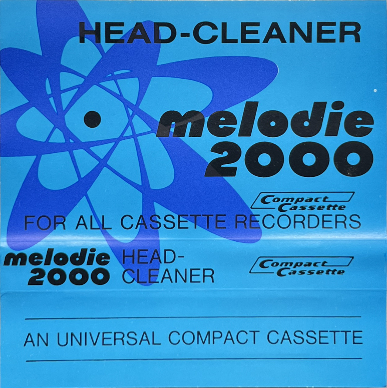 Compact Cassette Melodie 2000 Cleaning Cassette 1977 Europe