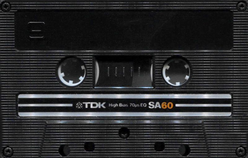 Compact Cassette TDK SA 60 Type II Chrome 1982 Australia, Europe