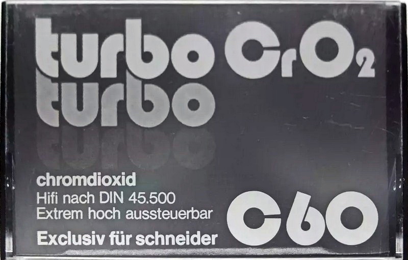 Compact Cassette: Unknown Schneider - Turbo 60