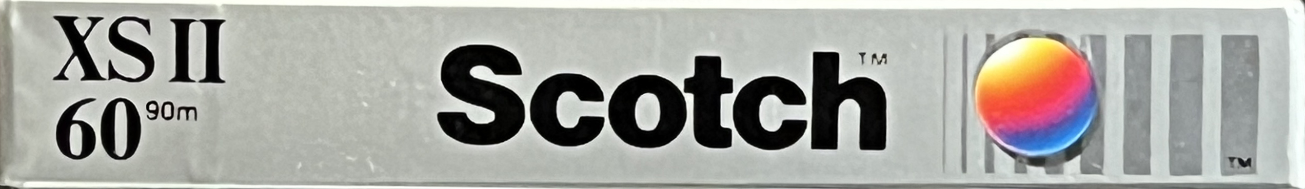 Compact Cassette Scotch XS II 60 Type II Chrome 1990 Worldwide