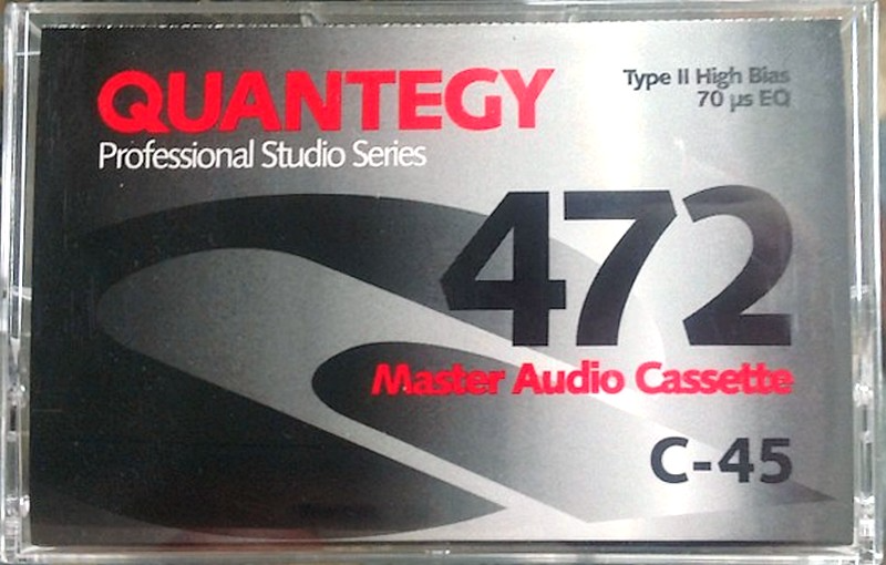 Compact Cassette Quantegy 472 45 Type II Chrome 1996 USA