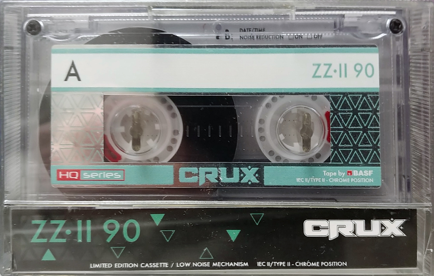 Compact Cassette CRUX ZZ 90 "HQ series" Type II Chrome 2023 Worldwide