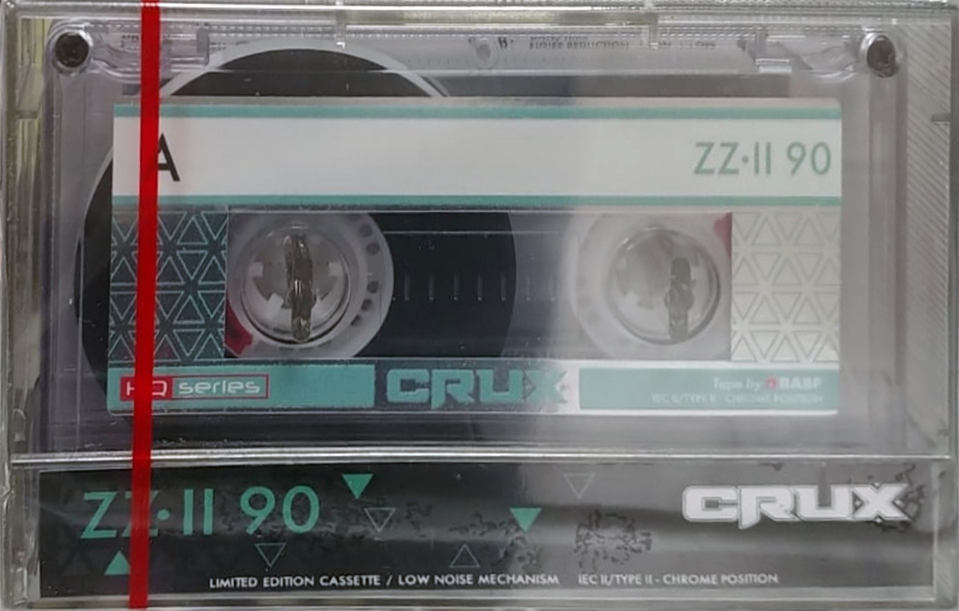 Compact Cassette CRUX ZZ 90 "HQ series" Type II Chrome 2023 Worldwide