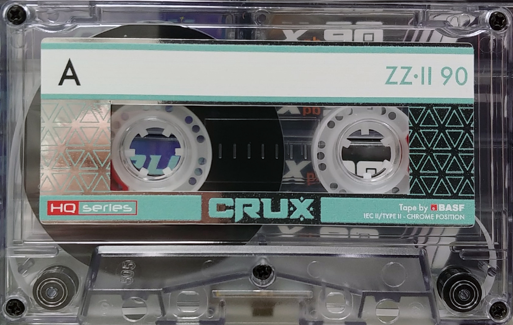 Compact Cassette CRUX ZZ 90 "HQ series" Type II Chrome 2023 Worldwide