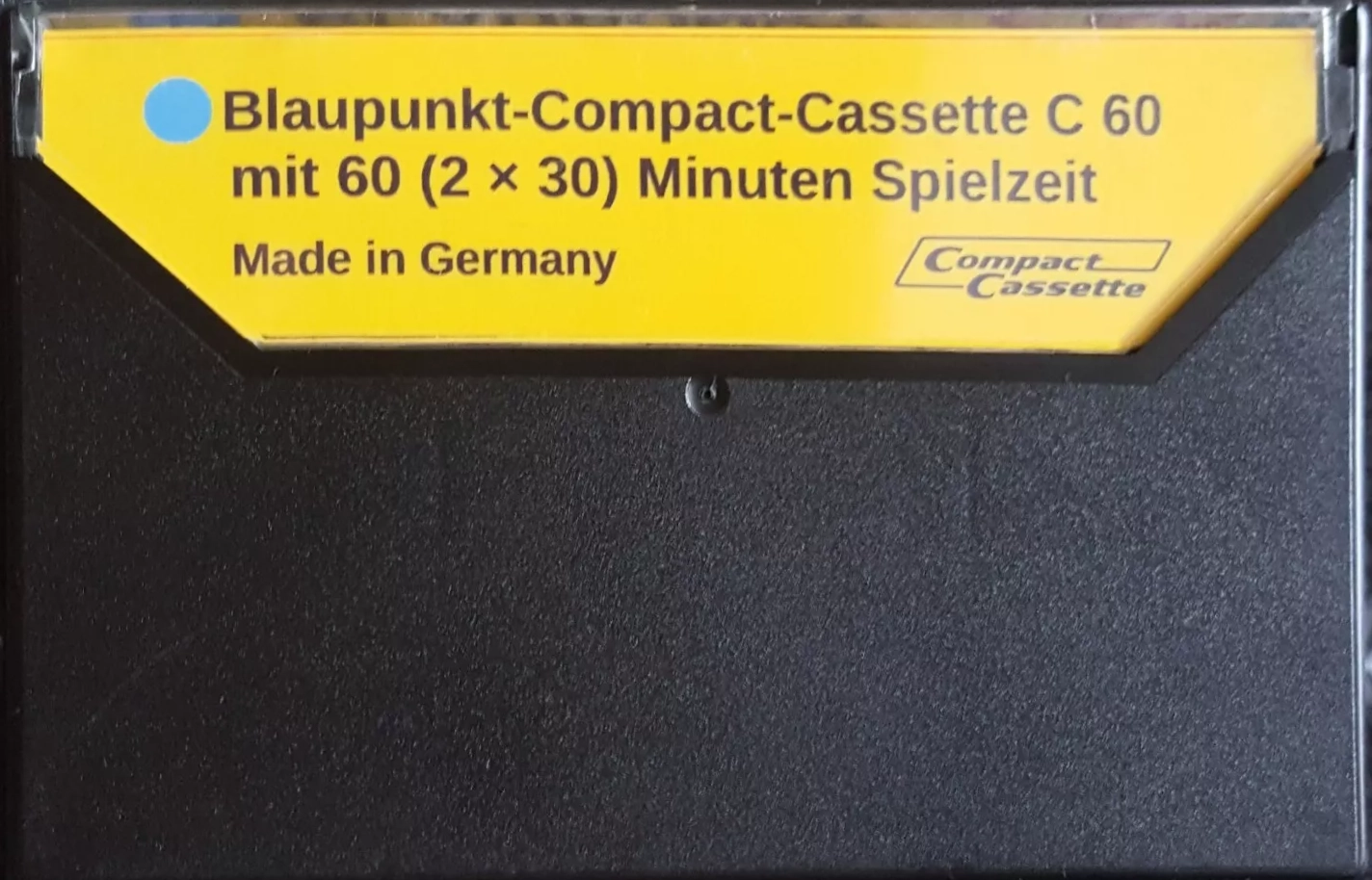 Compact Cassette Blaupunkt 60 "wight" Type I Normal 1979 Europe