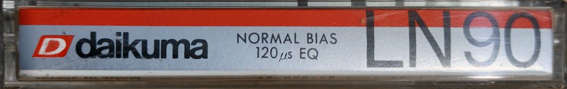 Compact Cassette Daikuma LN 90 Type I Normal Japan