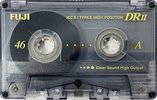 Compact Cassette Fuji DR-II 46 Type II Chrome 1998 Europe