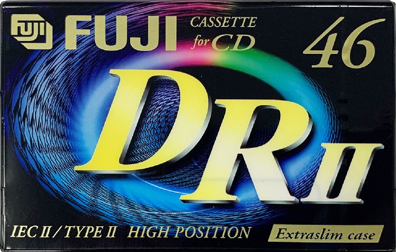 Compact Cassette Fuji DR-II 46 Type II Chrome 1998 Europe