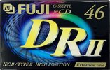 Compact Cassette Fuji DR-II 46 Type II Chrome 1998 Europe