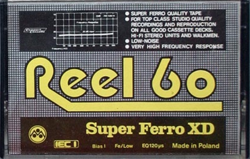 Compact Cassette Reel 60 "Super Ferro XD" Type I Normal Poland