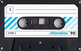 Compact Cassette Manatex 90 Type I Normal 1980 Hong Kong