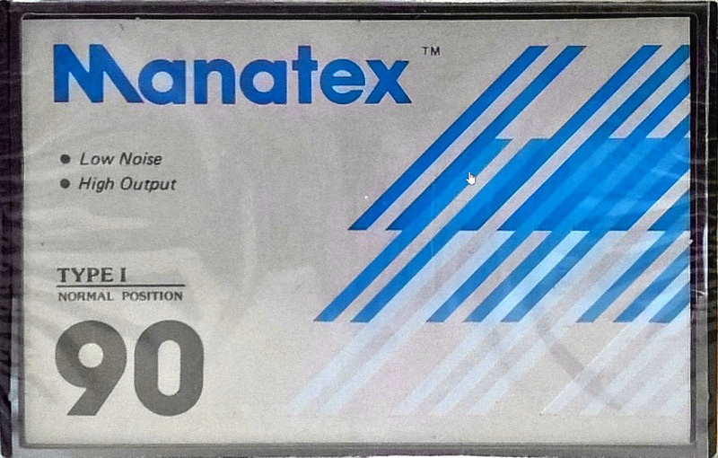 Compact Cassette Manatex 90 Type I Normal 1980 Hong Kong