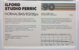 Compact Cassette Ilford 90 "Studio Ferric" Type I Normal 1982 Europe