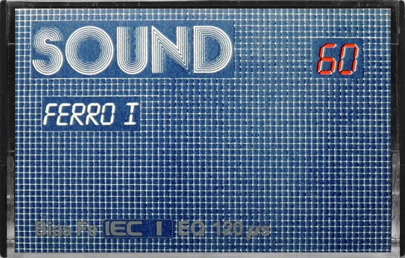 Compact Cassette Sound 60 "Ferro I" Type I Normal Unknown Country