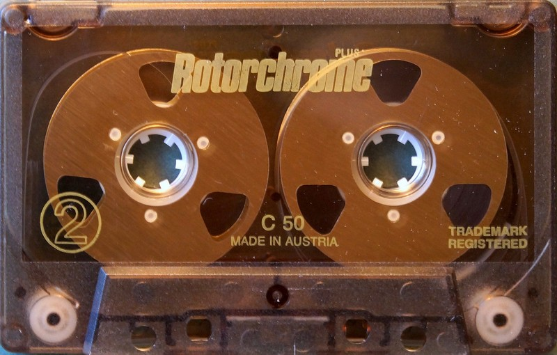 Compact Cassette MCP Rotorchrome 50 "Plus" Type II Chrome 1984 Europe
