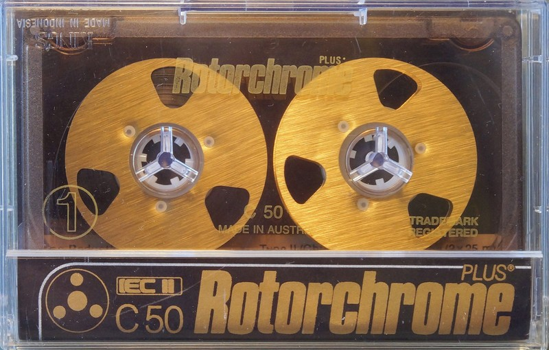 Compact Cassette MCP Rotorchrome 50 "Plus" Type II Chrome 1984 Europe