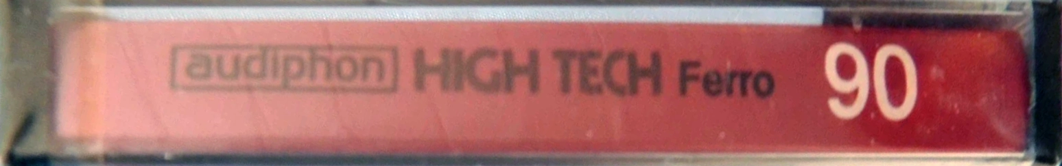 Compact Cassette Audiphon AHF-I 90 Type I Normal 1986 Germany