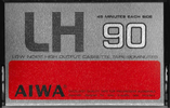Compact Cassette Aiwa LH 90 Type I Normal 1976 Japan