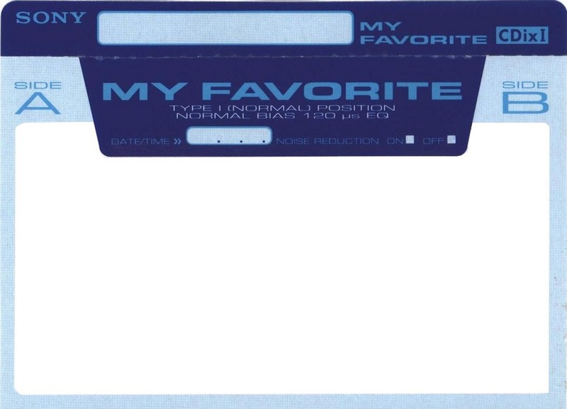 Compact Cassette Sony CDix I 60 "C-60CDX1E" Type I Normal 1997 Japan