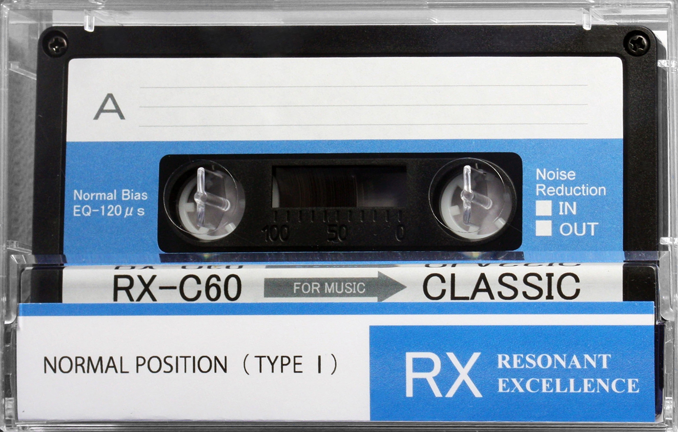 Compact Cassette Classic RX / Sky Blue 60 Type I Normal 2025 Worldwide