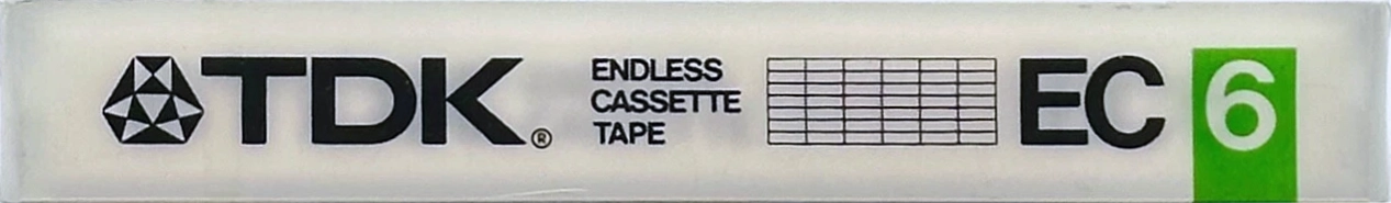 Compact Cassette TDK EC Endless 6 Endless Cassette 1985 Japan