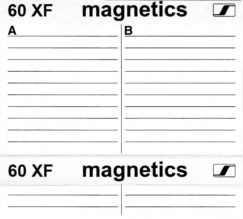 Compact Cassette Stilon 60 "XFerro" Type I Normal 1993 Poland