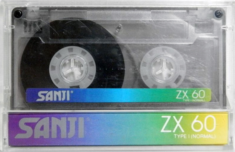 Compact Cassette Sanji ZX 60 Type I Normal 1996 Southern Africa