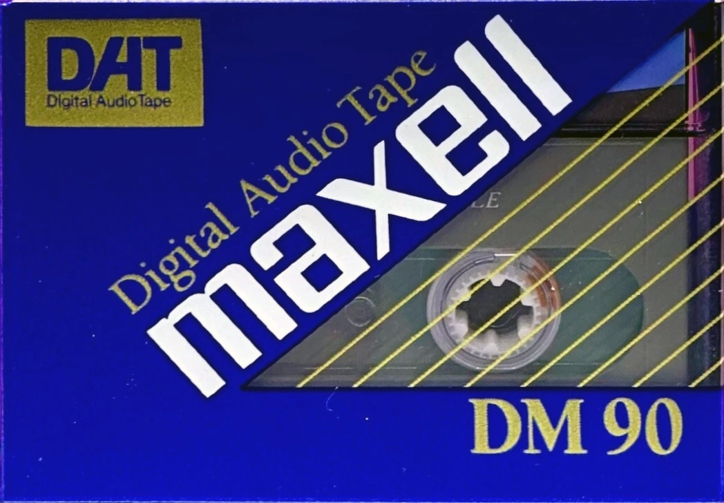 Digital Audio Tape Maxell 90 Type IV Metal 1989 USA