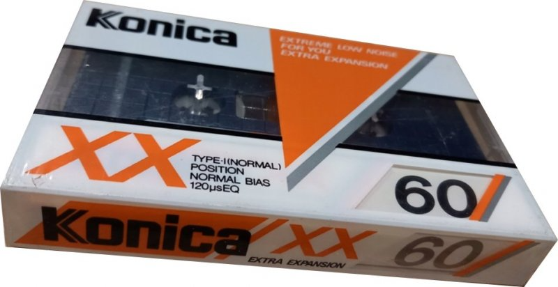 Compact Cassette Konica XX 60 Type I Normal 1984 Japan