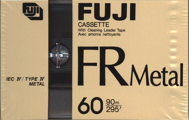 Compact Cassette Fuji FR Metal 60 Type IV Metal 1990 Europe