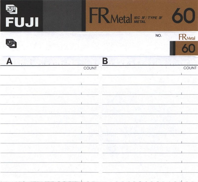 Compact Cassette: FUJI Fuji - FR Metal 60