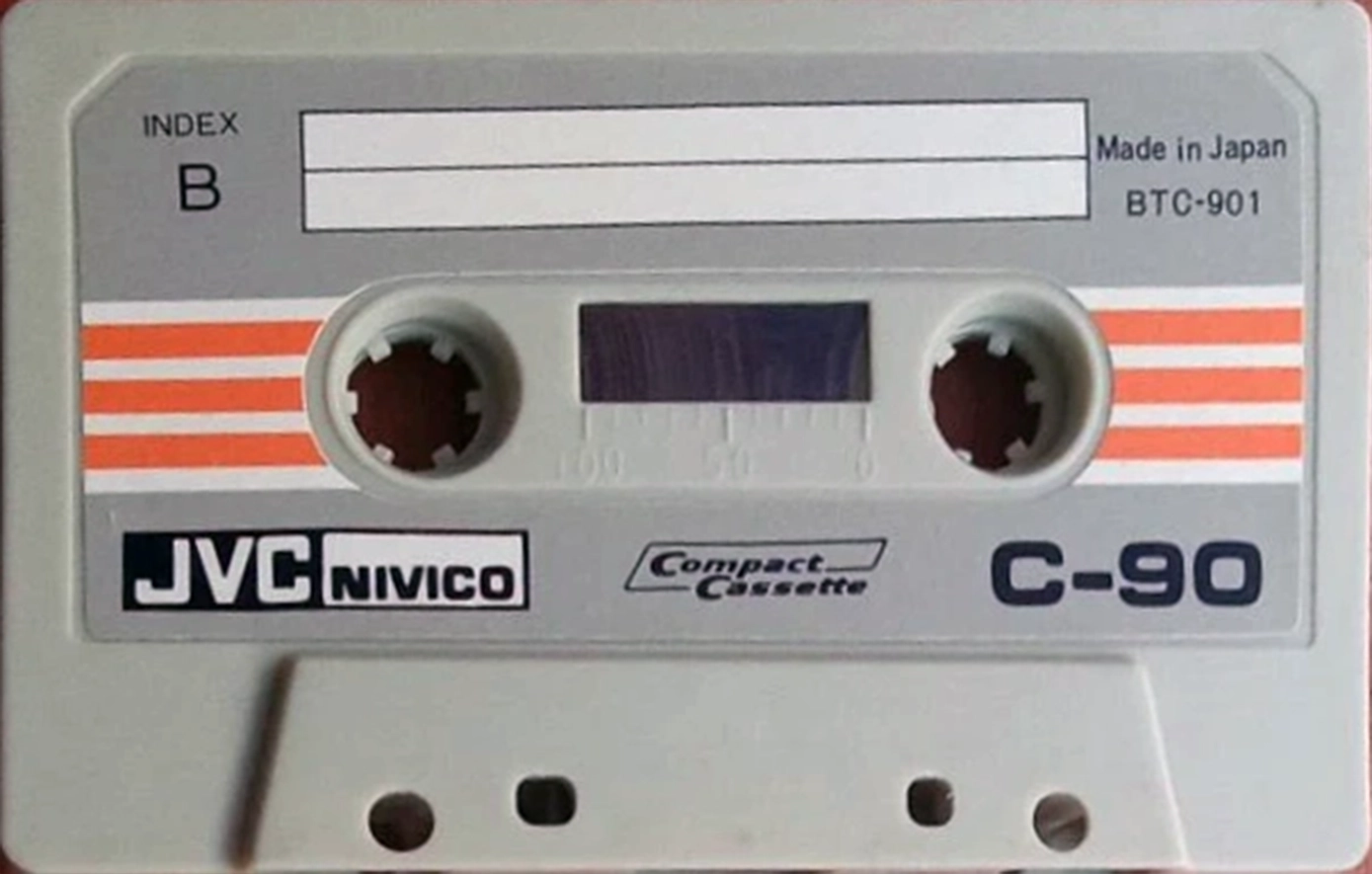 Compact Cassette JVC Nivico 90 Type I Normal Japan