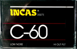 Compact Cassette Incas 60 Type I Normal Hong Kong