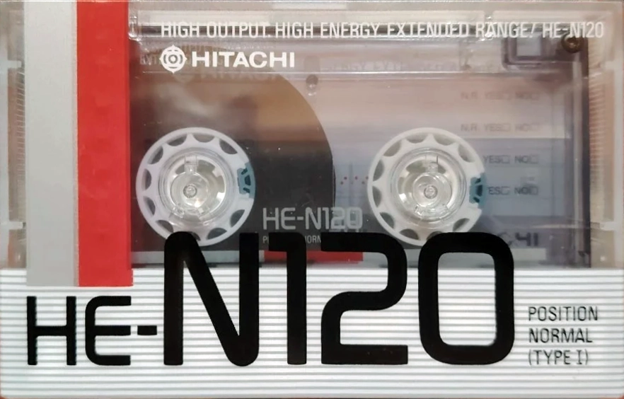 Compact Cassette Hitachi HE 120 "HE-N" Type I Normal 1987 Japan